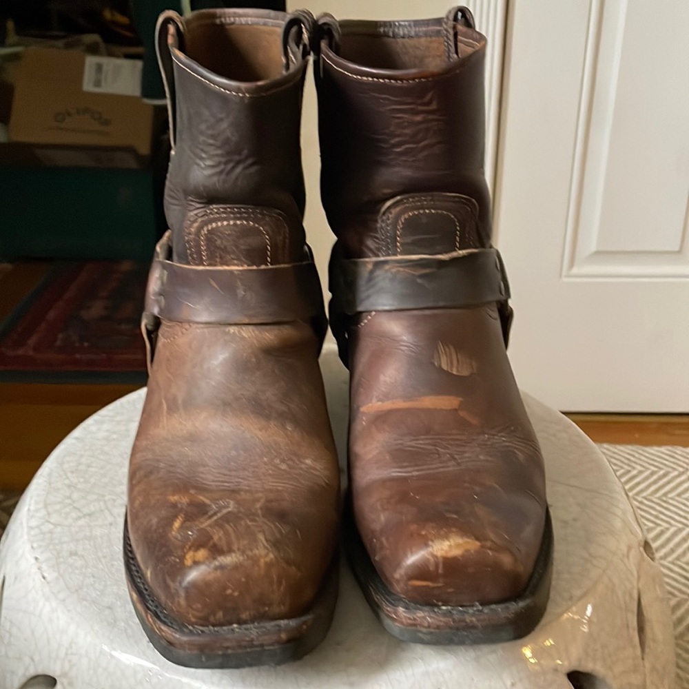 Frye harness boot